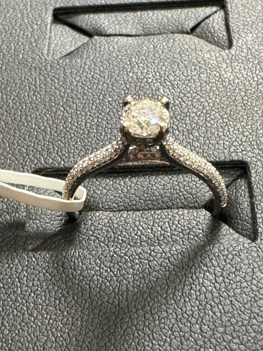 GIA6482168891 0.50ct. E. VS2. #6 14KW - Natural Diamond 42086