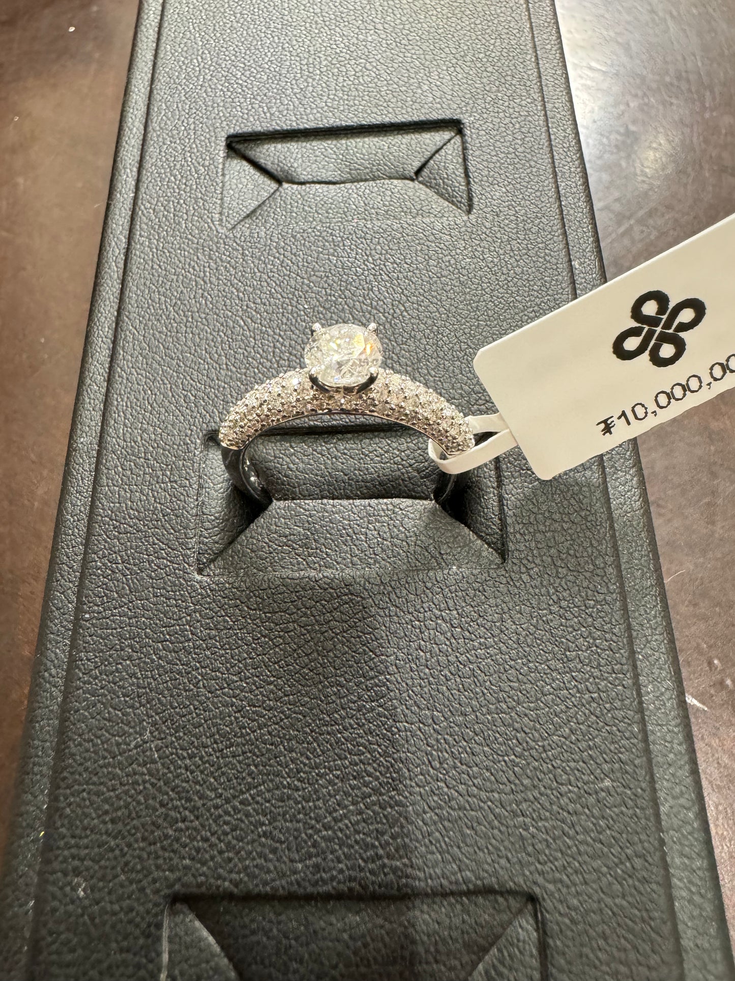 3-sided F/I2 1.50ctw 0.75ct #8 14KW - Natural diamond 42036
