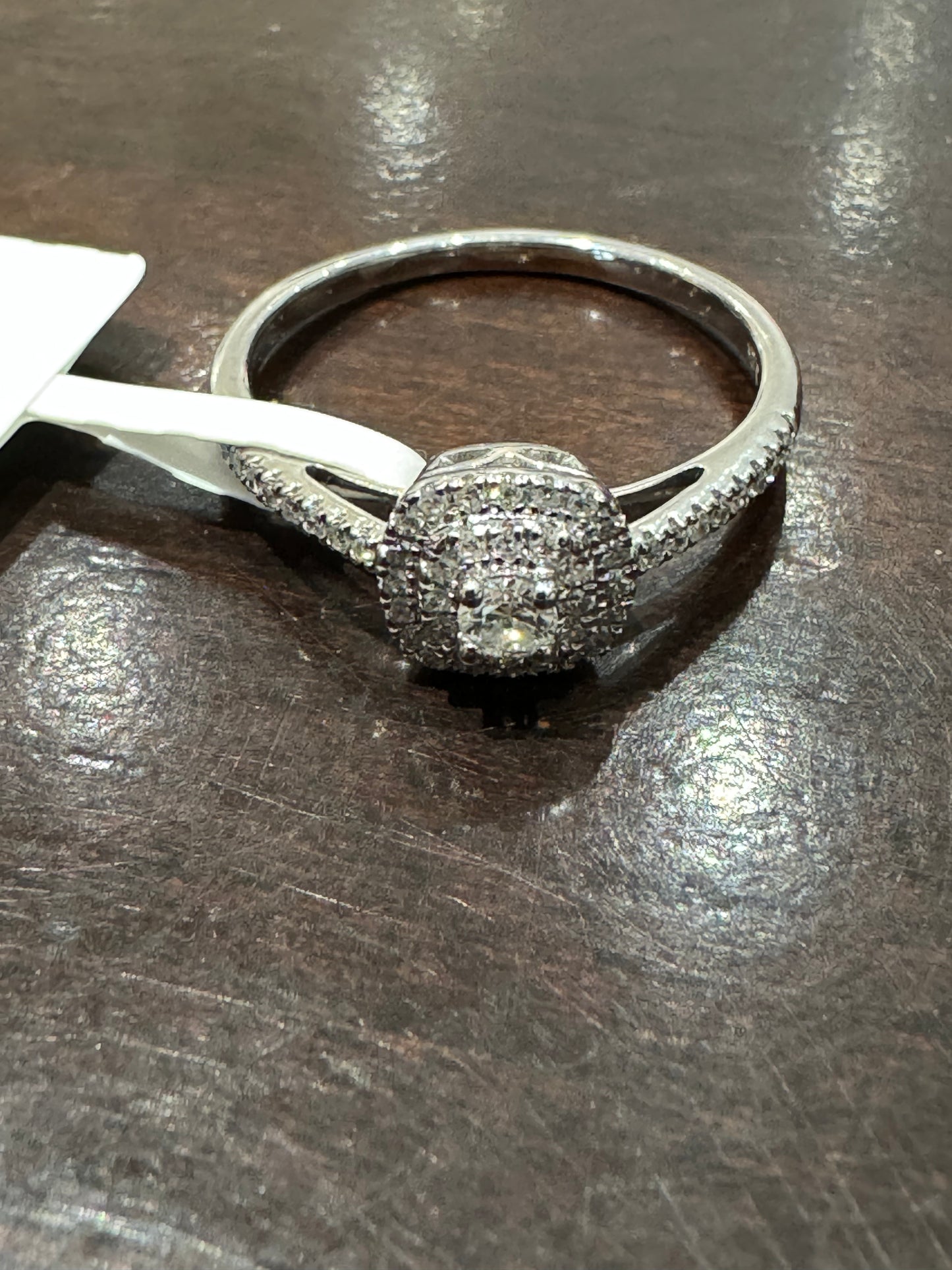 Lab halo ring - 0.25ctw F/SI1 - 10KW - Lab Diamond