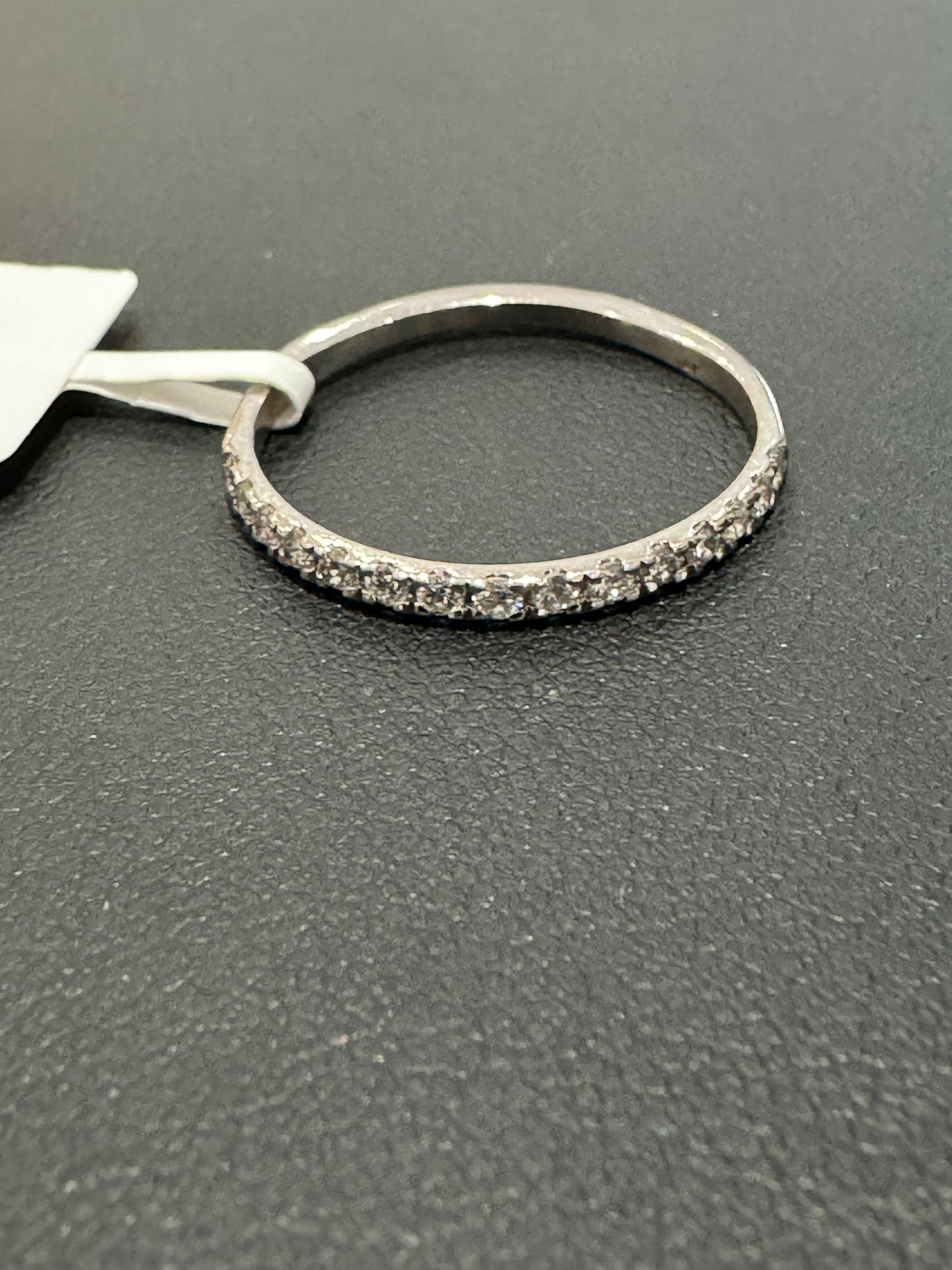 Wedding band - 0.25ctw G/SI1 #8 - 14KW - Natural Diamond