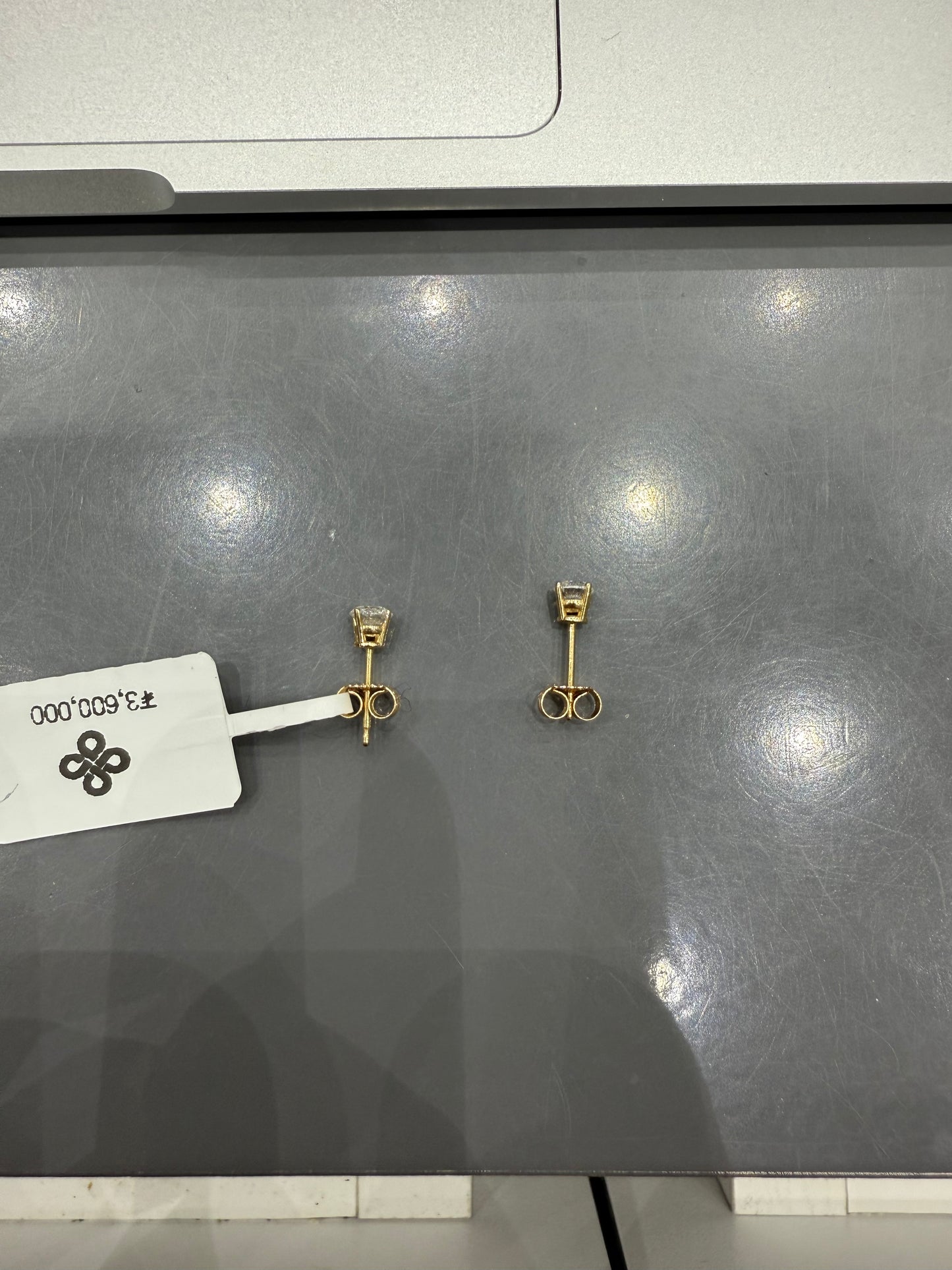 0.25ct screw 4 prong - 14KY - 0.50ctw  - Natural diamond - 34470