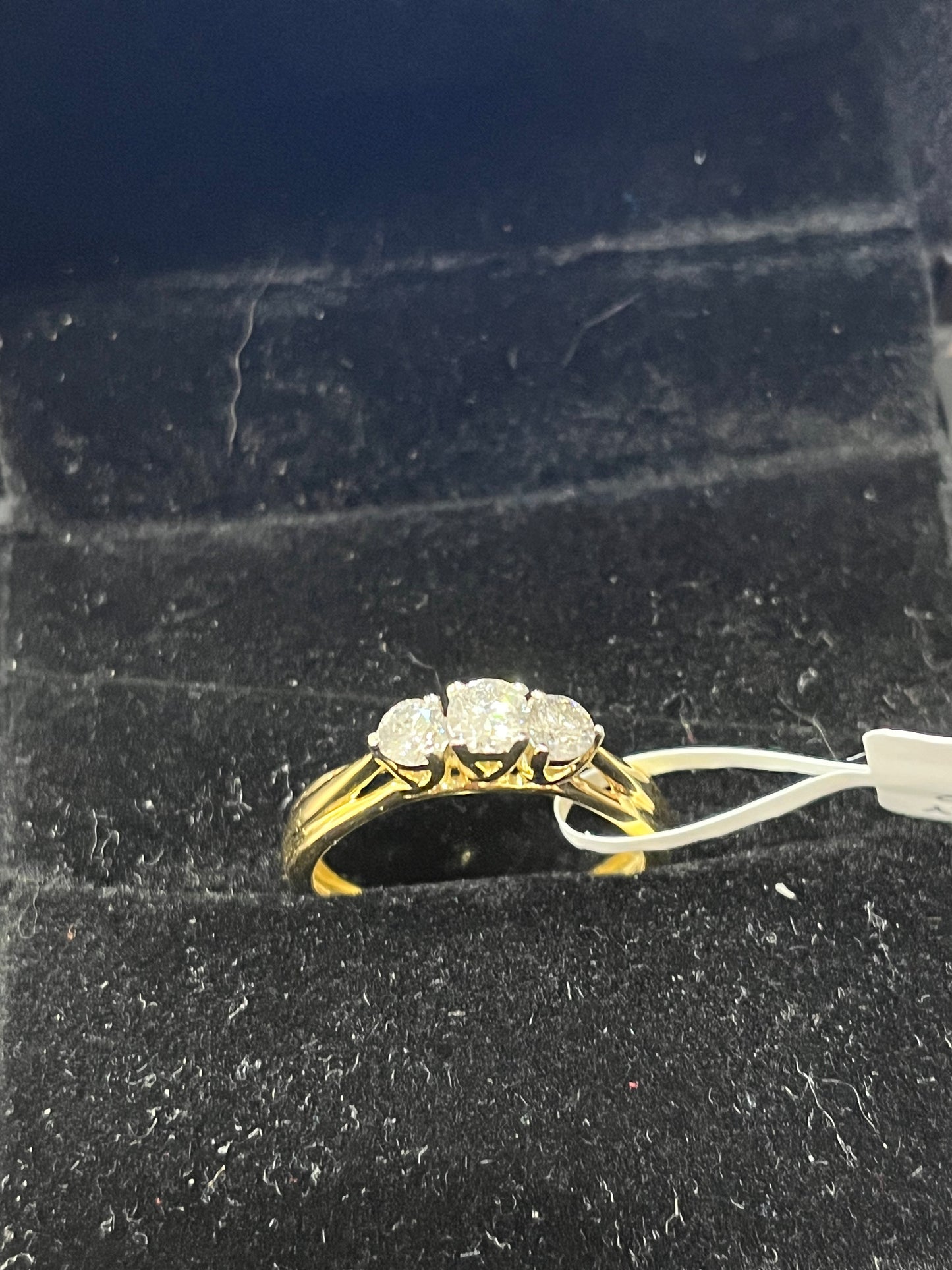 0.20ct PPF 0.15ctx2 - 10KY - 0.50ctw G/SI2 #7 - Natural diamond - 34275