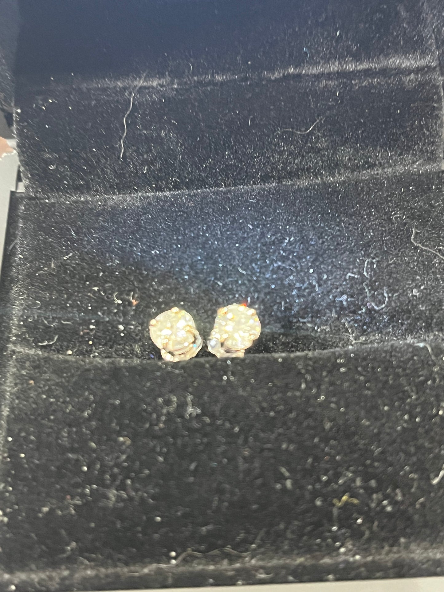 0.42ct studs - 14KW - 0.85ctw G/SI2 - Natural diamond - 34294