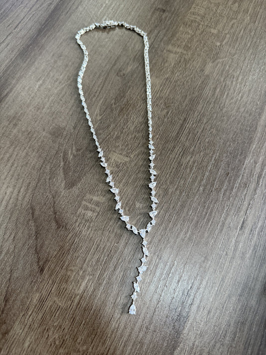 Necklace - 925S - Cubic Zirconia - 43467