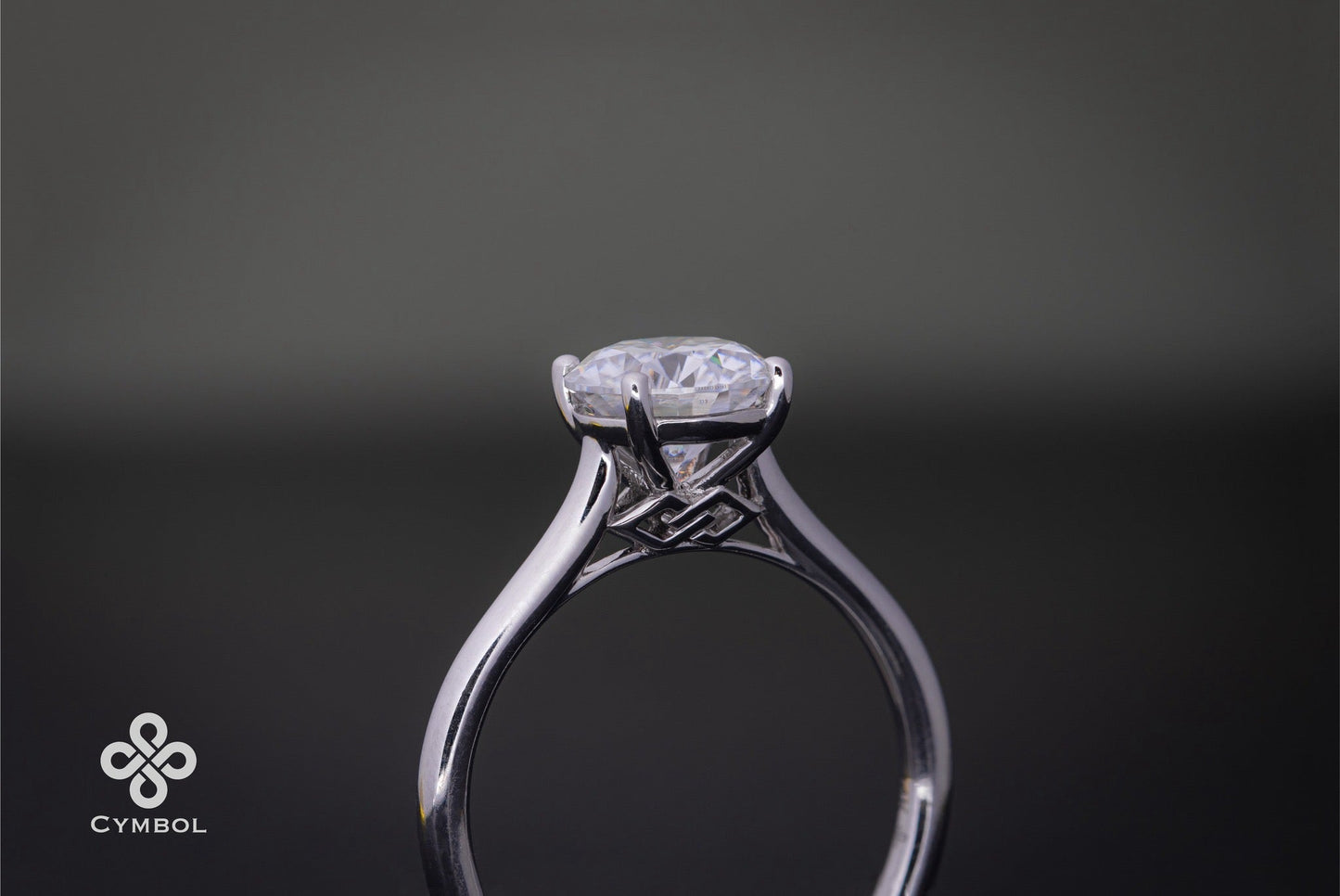 1ct D/VVS1 652654037 - 14KW - Moissanite - 13089W1-6