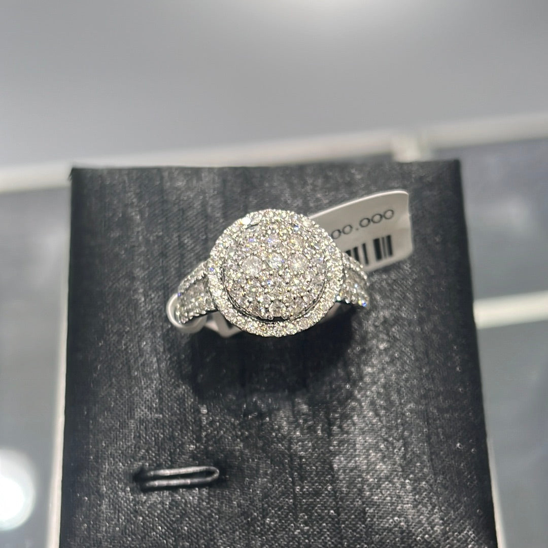 Round cluster - 14KW - 1.50ctw #6.75 - Natural Diamond - 32112