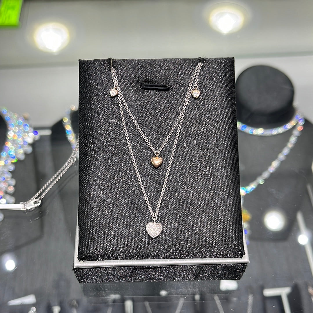 Diamond Heart 0.20ctw. 925S - 11266