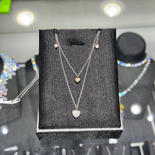 Diamond Heart 0.20ctw. 925S - 11266