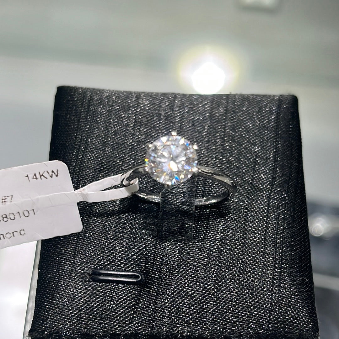 Lab Diamond 2ct. E. VS1. #7 14KW - 124480101 - 23026
