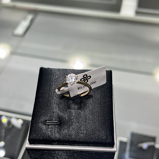 Tiff solitaire 1ct. D. VVS1 #7 14KY - 226515Y