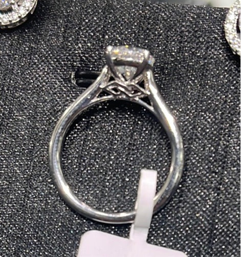 1ct D/VVS1 652654037 - 14KW - Moissanite - 13089W1-6