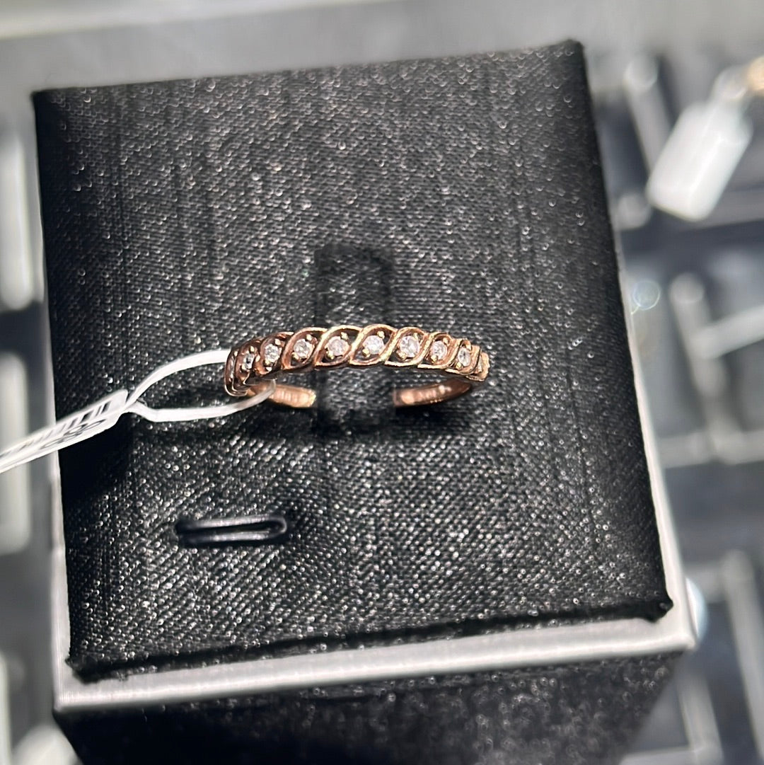 Diamond Band 0.10ctw. #7 10KR - 10651