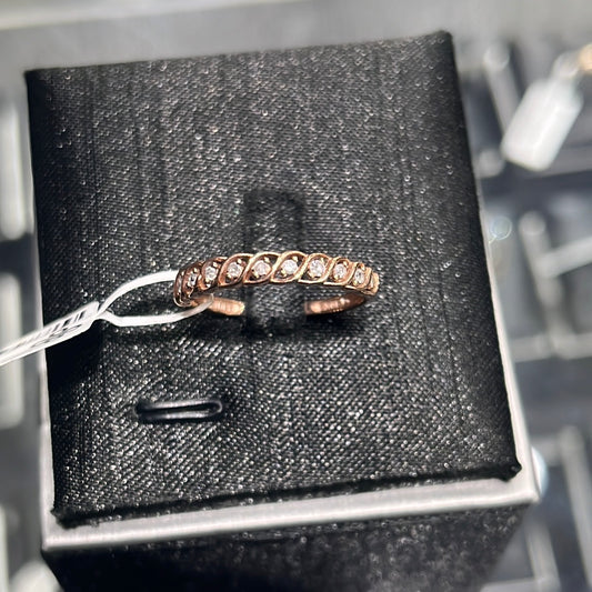 Diamond Band 0.10ctw. #7 10KR - 10651