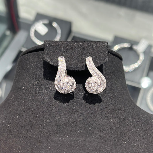 Swirly - 10KW - 1.00ctw - F/SI2- Natural Diamond - 32214