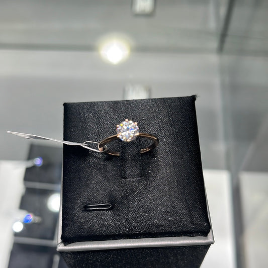 Tiff solitaire 1ct. D. VVS1 #7 14KR - 226515R