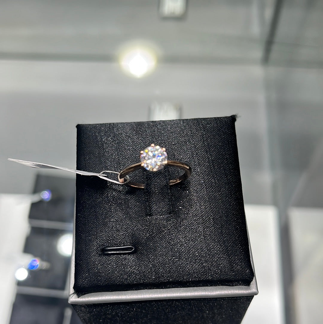 Tiff solitaire 1ct. D. VVS1 #7 14KR - 226515R
