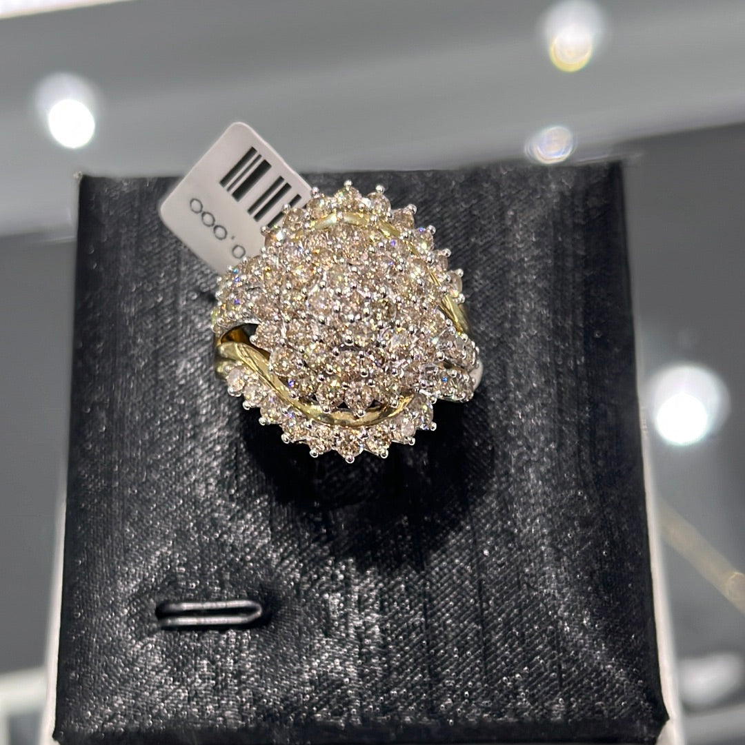 Midi Starburst - 10KY - 2.00ctw #7 - Natural Diamond - 32004