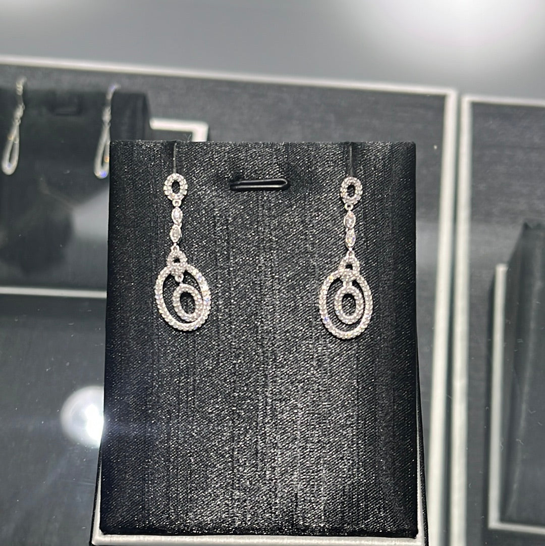 Double Dangle - 14KW - 0.50ctw - Natural Diamond - 32197