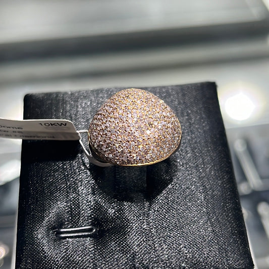 Pave Dome 1.25ctw. #6 10KW - 90353