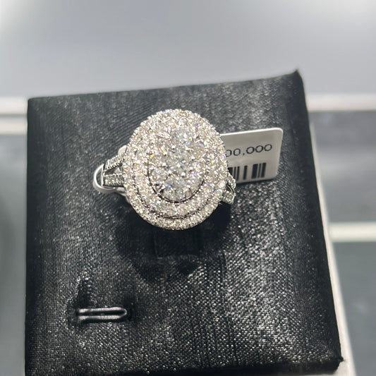 Oval Halo - 10KW - G/SI2 a1.53ctw #7 - Natural Diamond - 32021