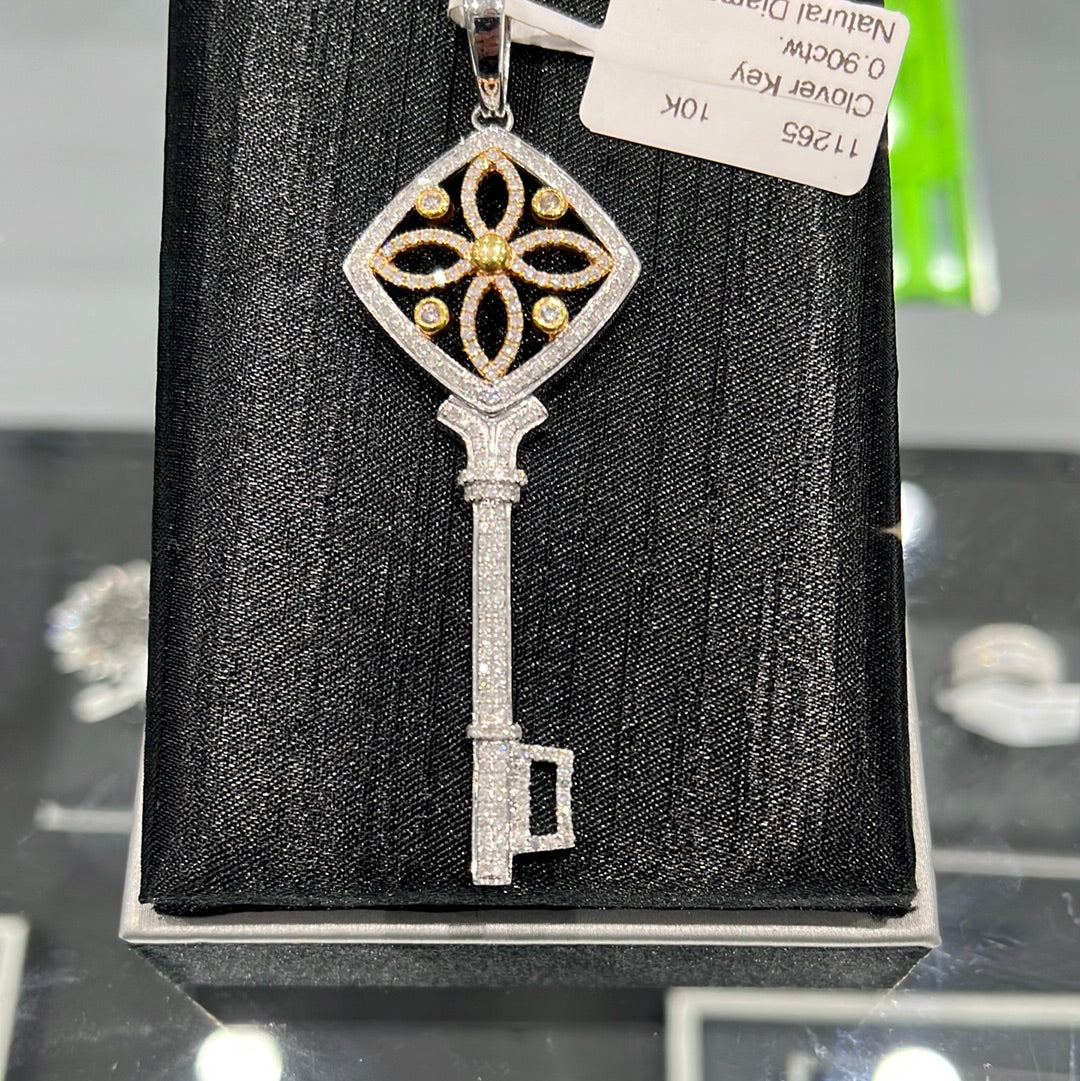 Clover Key 0.90ctw. 10K - 11265