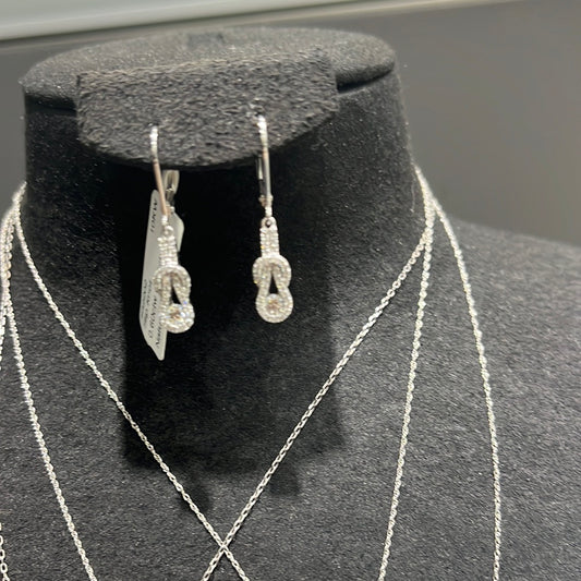 Slip Knot - 10KW - 0.60ctw 0.20ctr - Natural Diamond - 32202