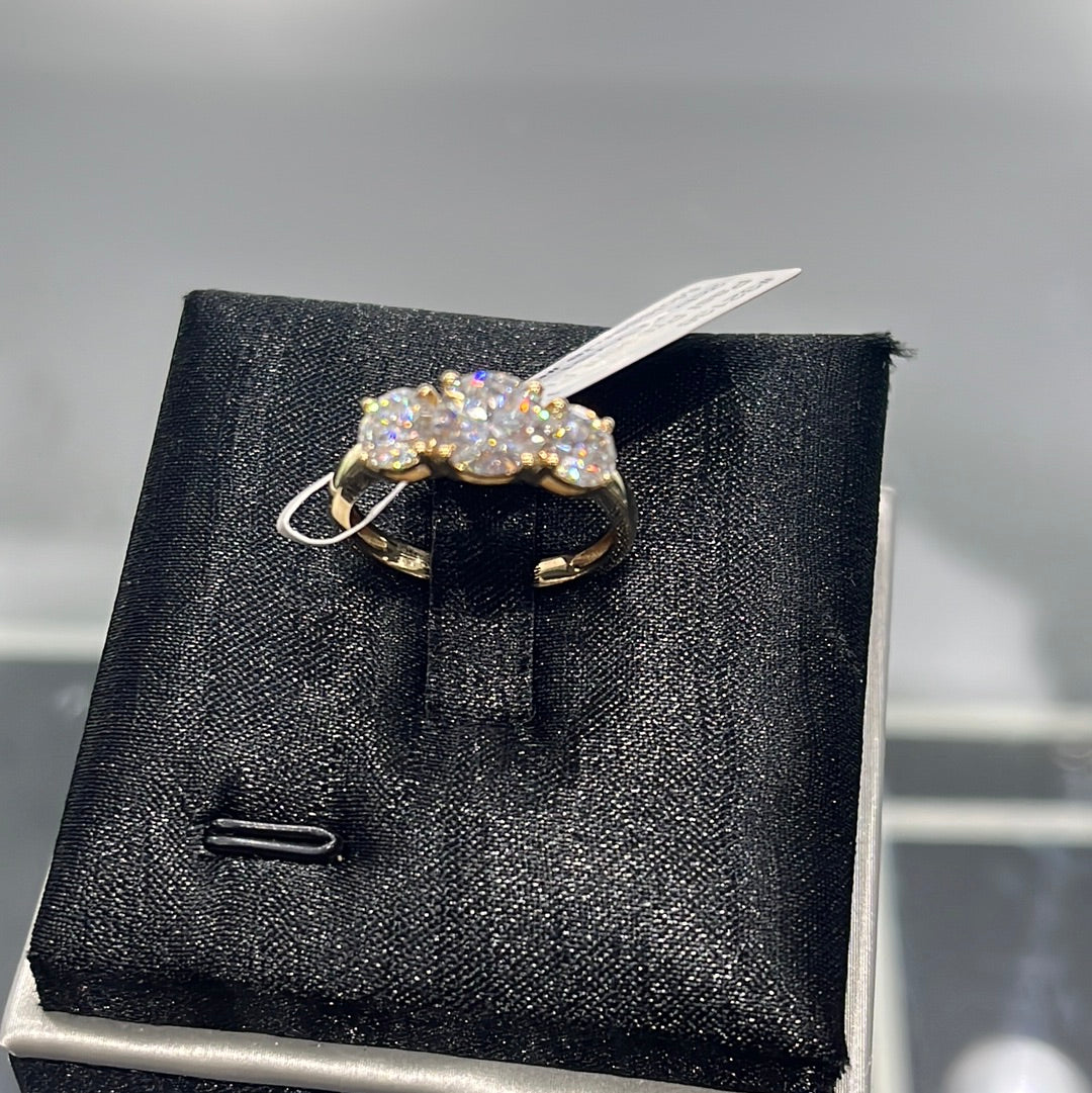 Past Present Future - 14KY - 2ctw D VVS1 - Moissanite #6 x - #32138