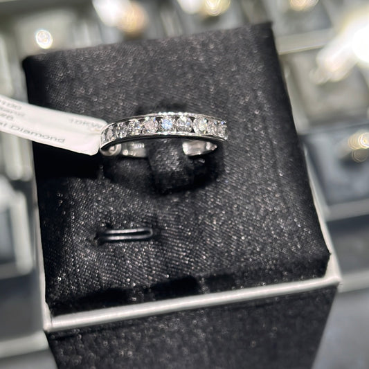 1ct Band - 10KW - 1ctw #8 - Natural Diamond - 32100