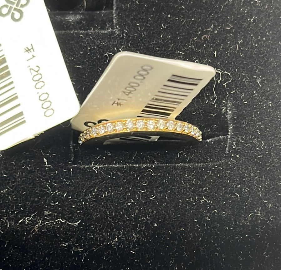 Band - 10KY - 0.25ctw #7 - Natural Diamond - 32053