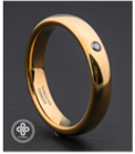 Band 4mm nariin - Tungsten Carbide - 63014G