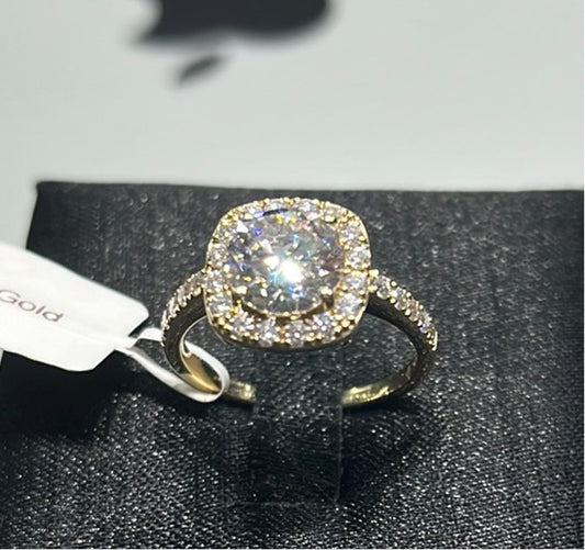 Cushion new factory 2 - 14k yellow gold - 13064Y