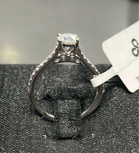 Suih w/stone 0.5 - 14k white gold - 13088W0.5