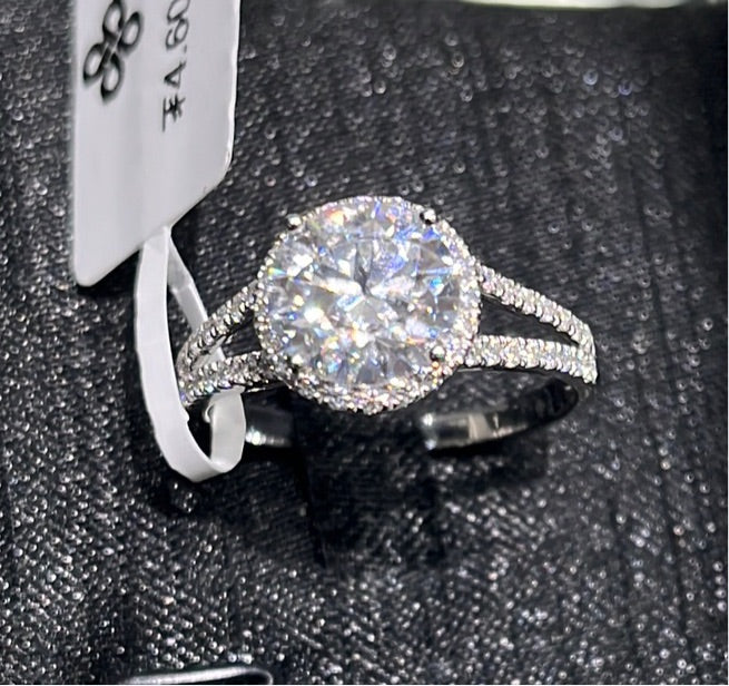 Double Band 2.5 - 14k white gold - 13036W