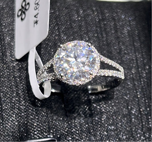 Double Band 2.5 - 14k white gold - 13036W