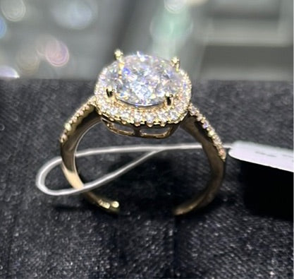 Halo 2.5 - 14k yellow gold - 13048Y